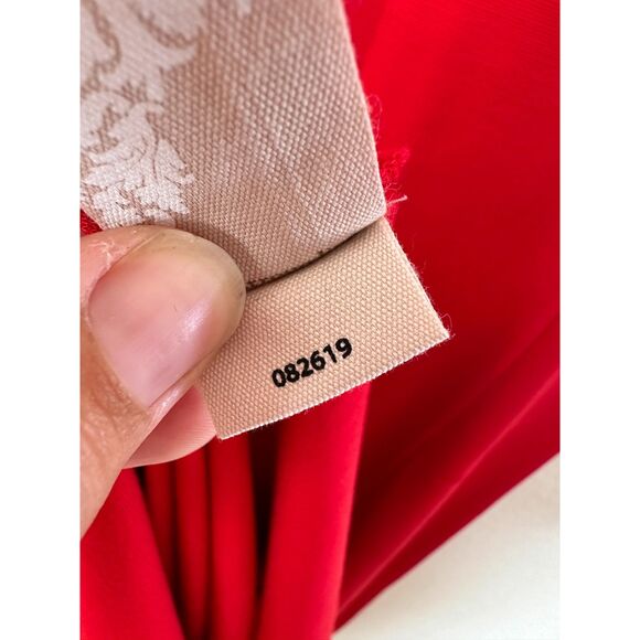 Soft Surroundings Red Swing Time V Neck Maxi Dress Size 6 - Picture 9 of 11